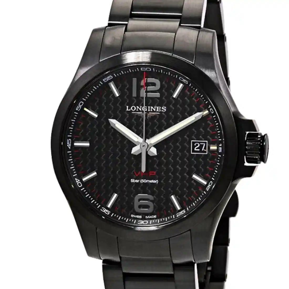 Longines Conquest Quartz Zwart 41 mm