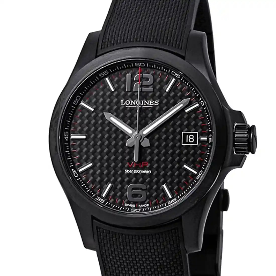 Longines Conquest Quartz Zwart 41 mm