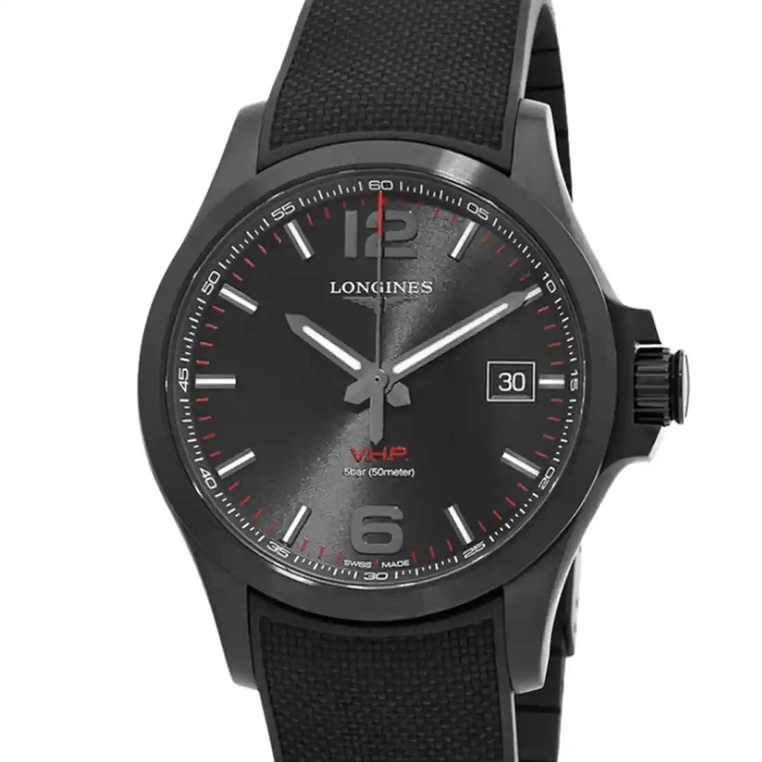 Longines Conquest Quarz Schwarz