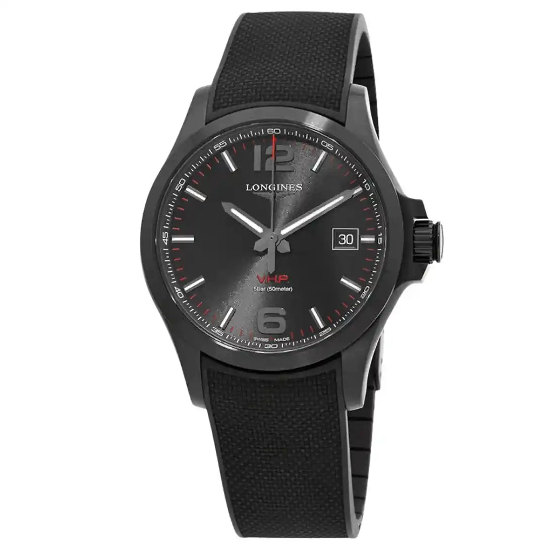 Longines Conquest Quarz Schwarz