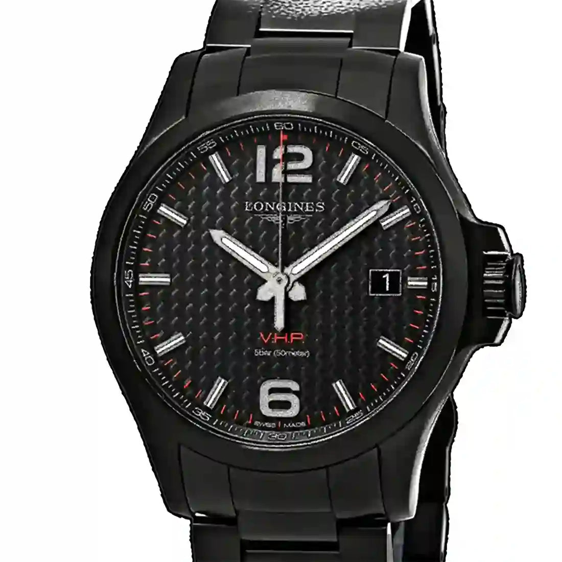 Longines Conquest Quarz Schwarz