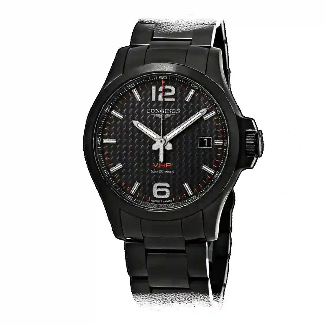 Longines Conquest Quarz Schwarz