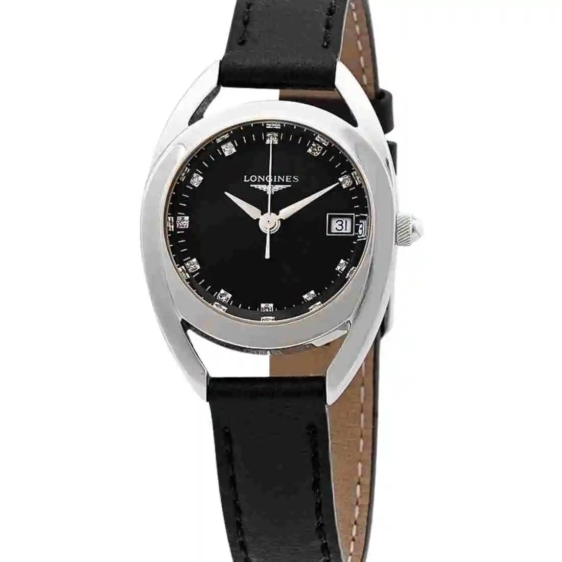 Longines DolceVita Quartz Zwart 26 mm