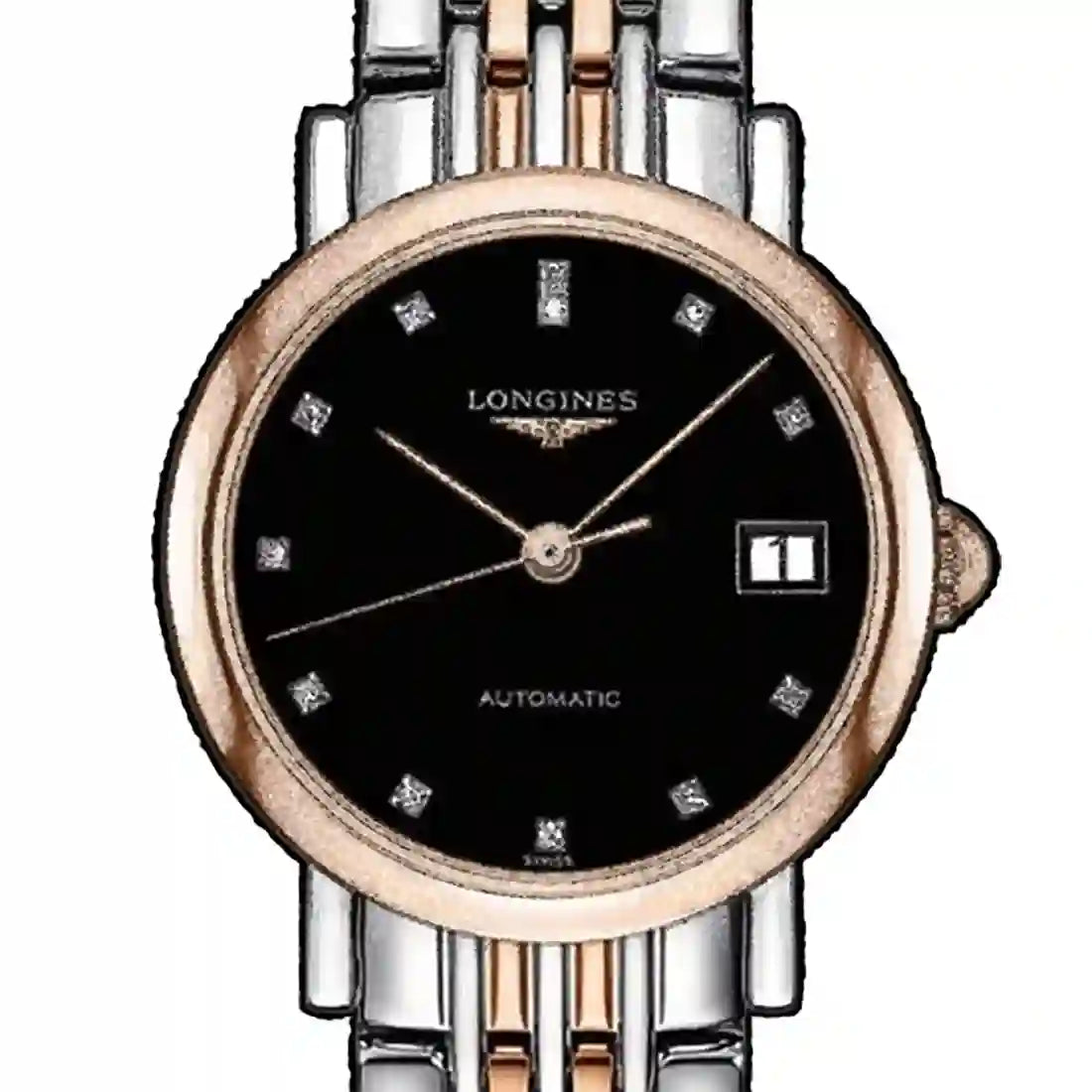 Longines Elegant Automatik Schwarz