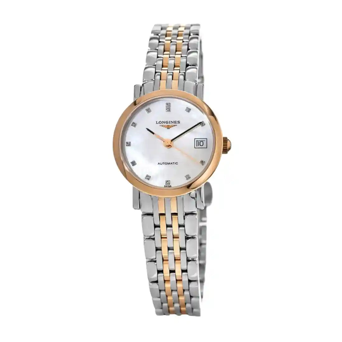Longines Elegant Automatic met parelmoer, 26 mm