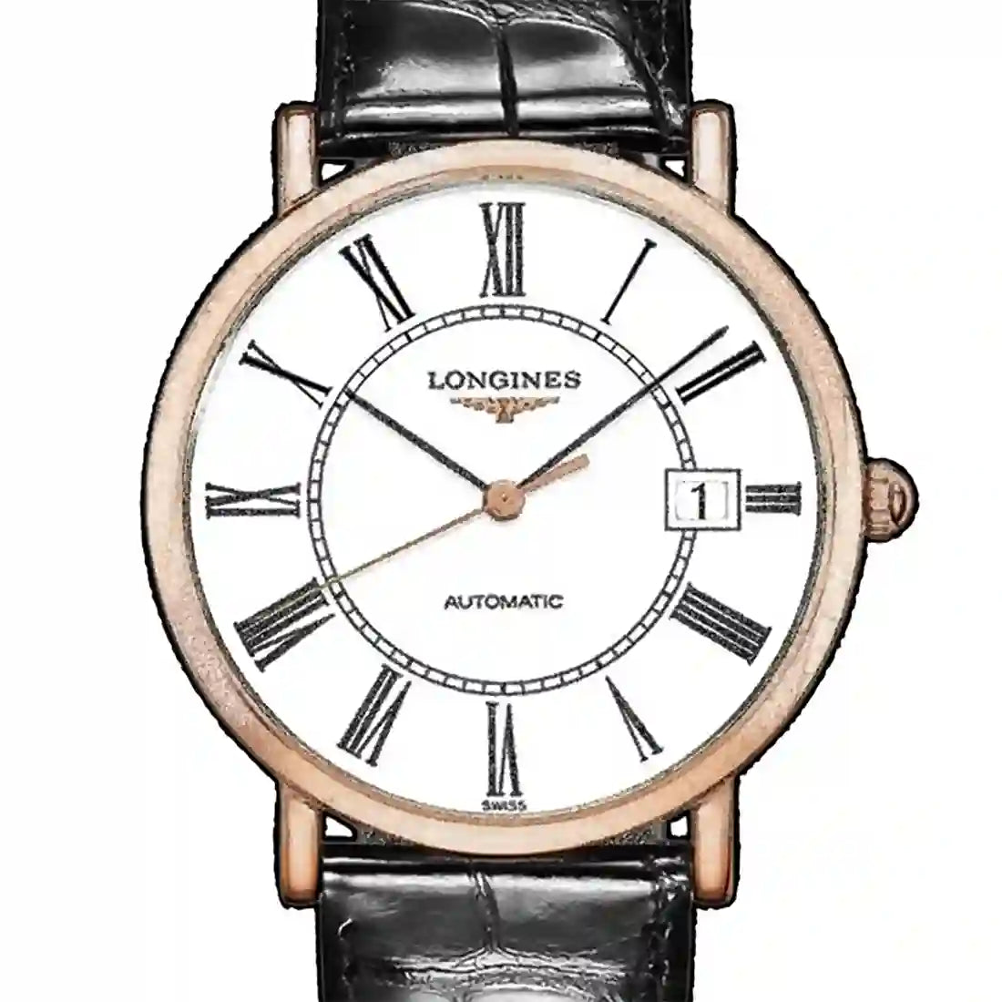 Longines Elegant Automatik Weiß