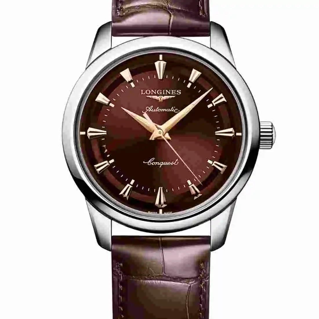 Longines HERITAGE Automatic bruin 40 mm