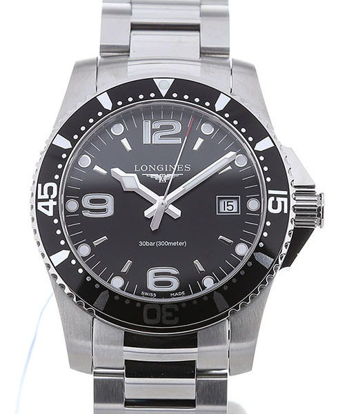 Longines Hydroconquest Quartz Black 41mm