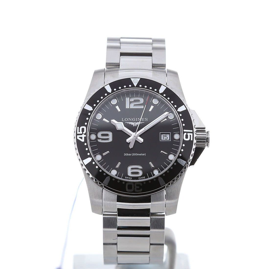 Longines Hydroconquest Quartz Black 41mm