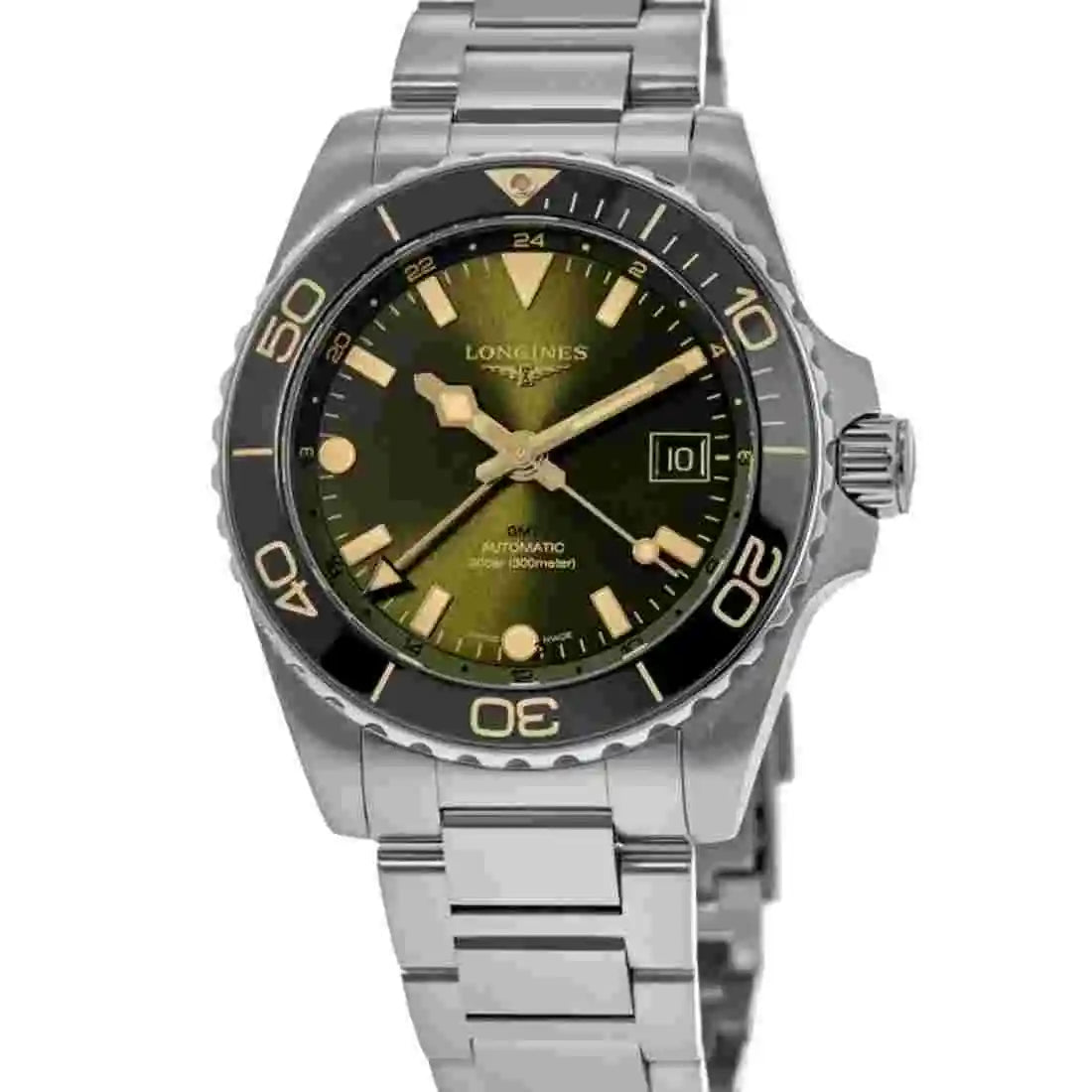 Longines HydroConquest GMT Automatic Groen 41 mm