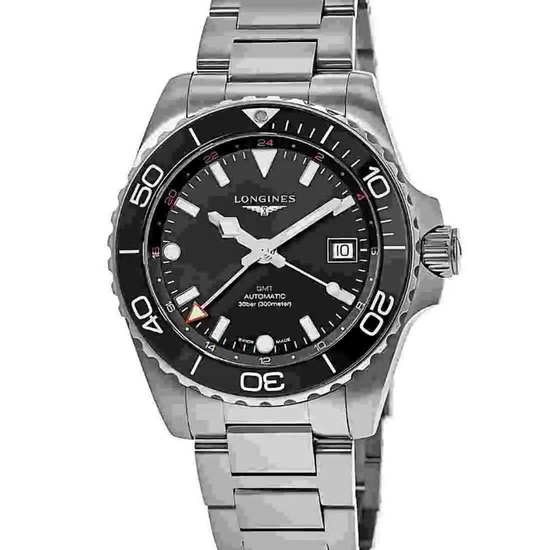 Longines HydroConquest GMT Automatic Zwart 41 mm