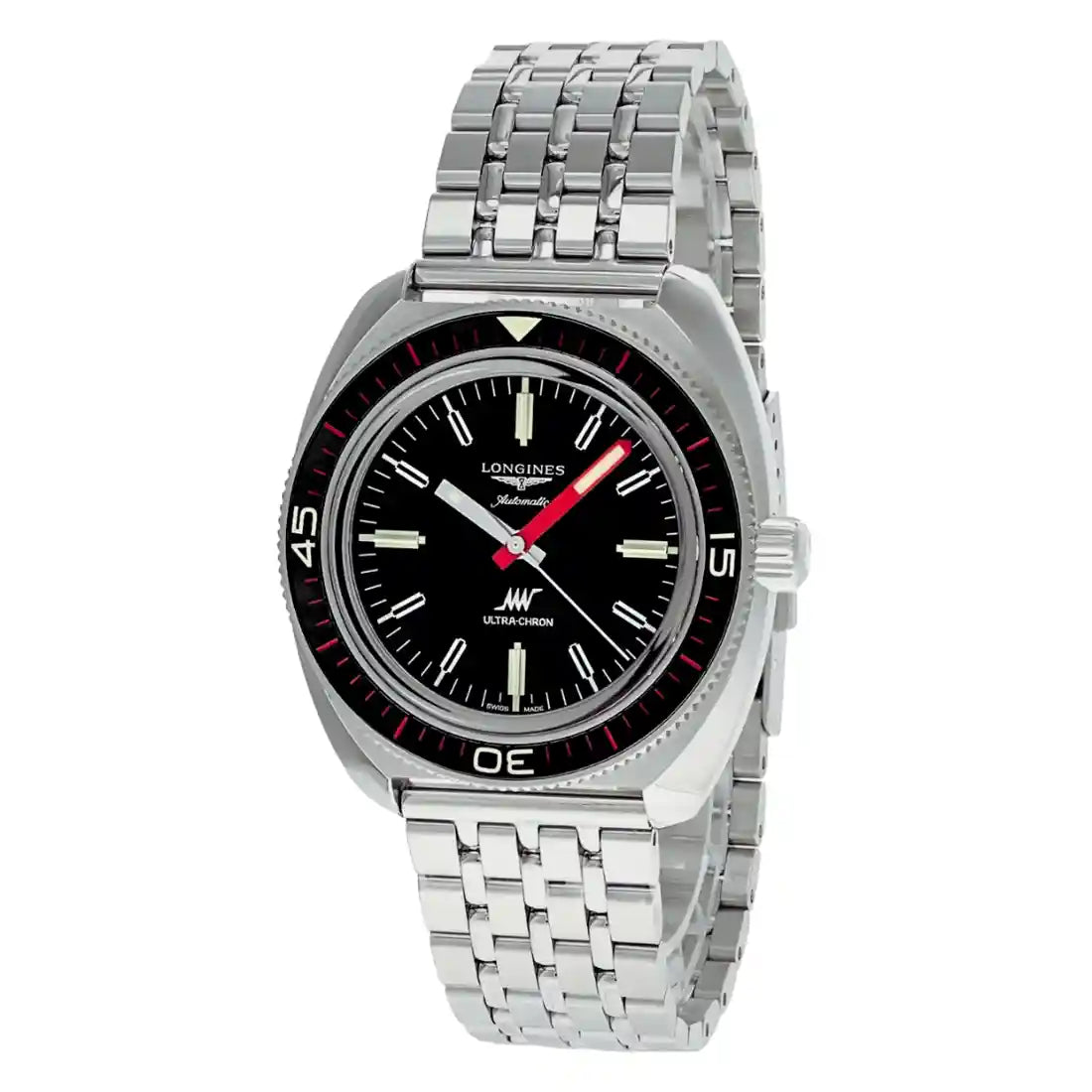 Longines Longines Heritage Automatic Zwart 43 mm