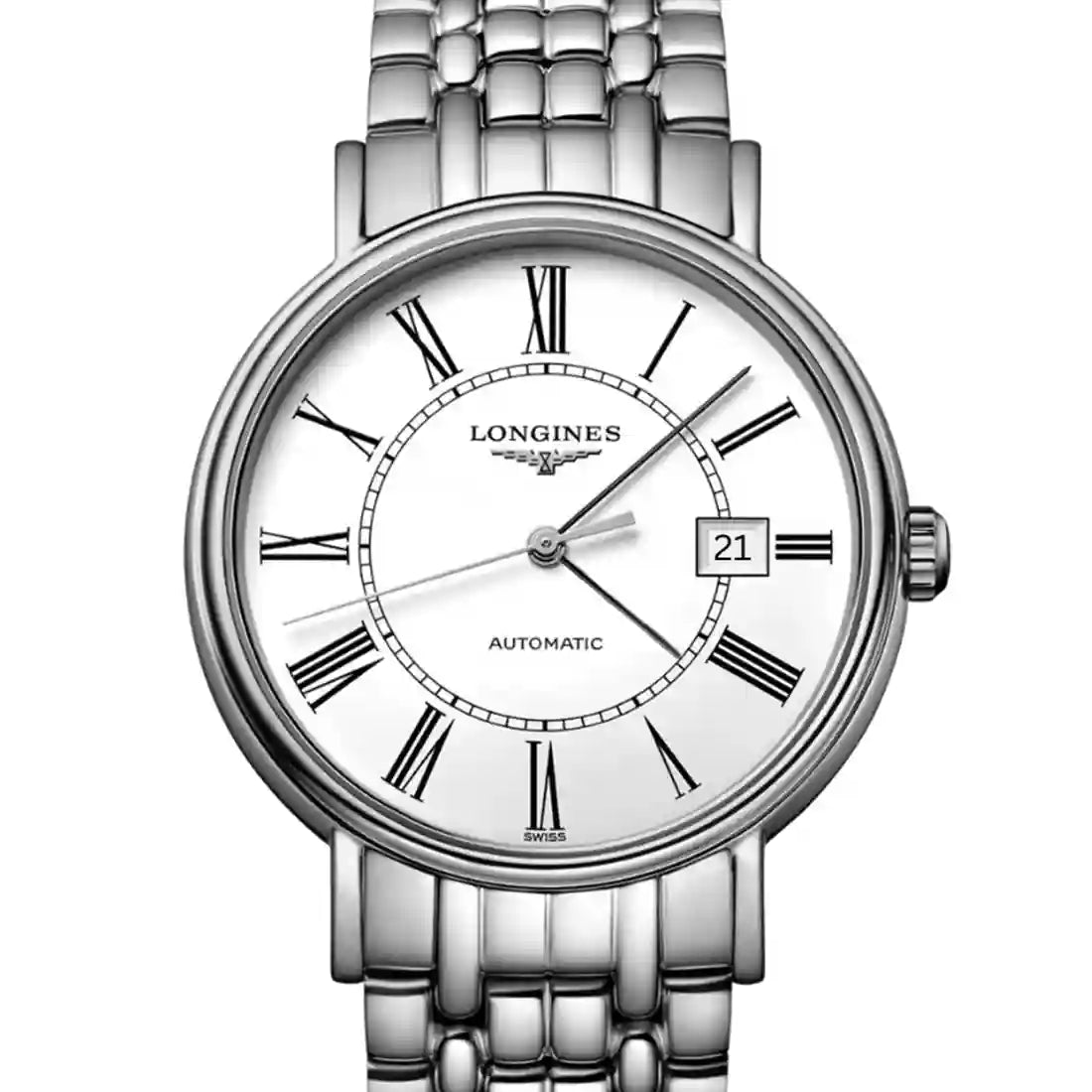 Longines Presence Quarz Weiß