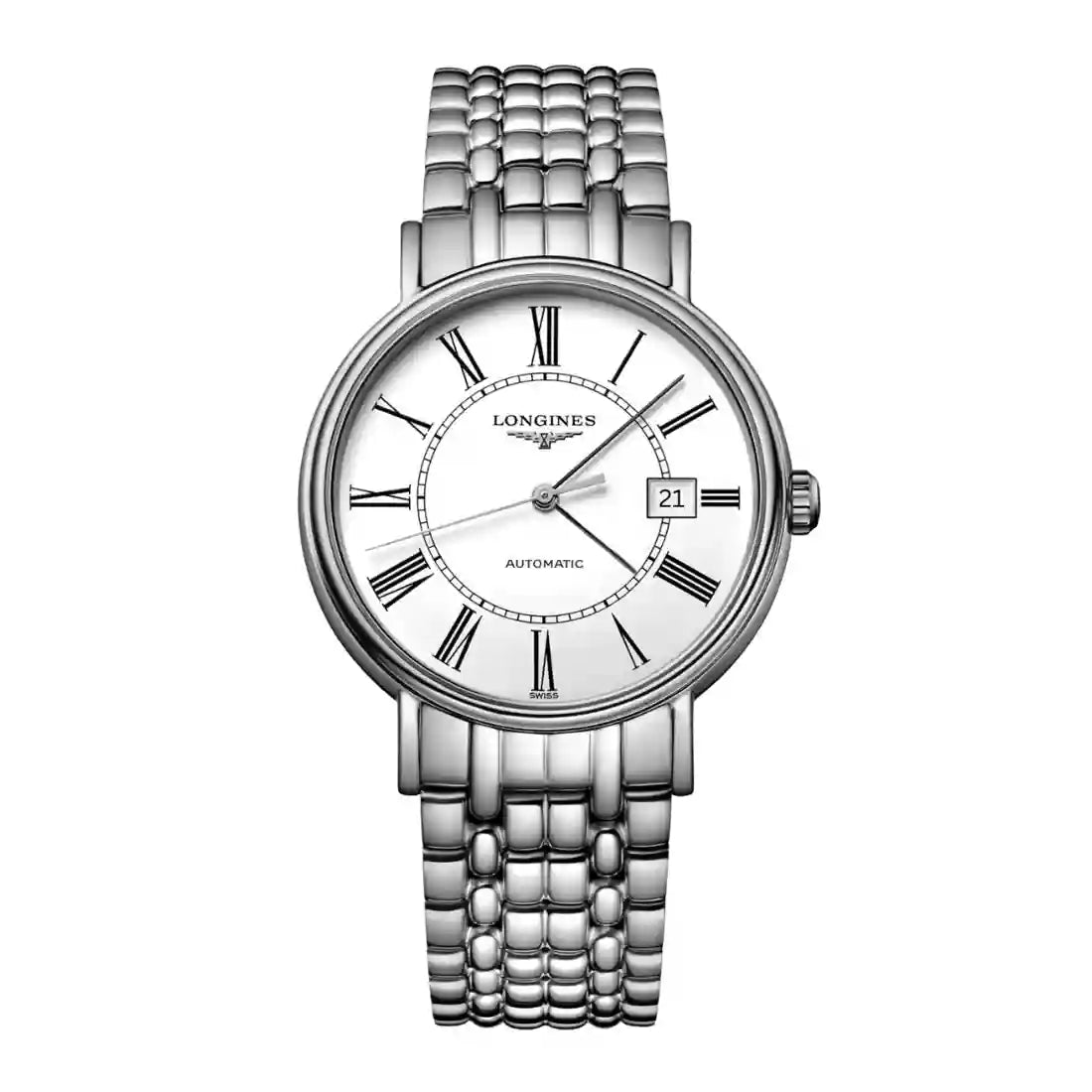 Longines Presence Quarz Weiß