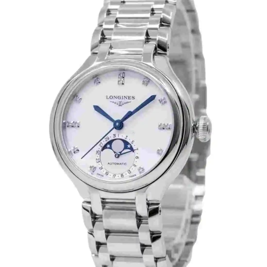 Longines PrimaLuna Automatic White 34mm