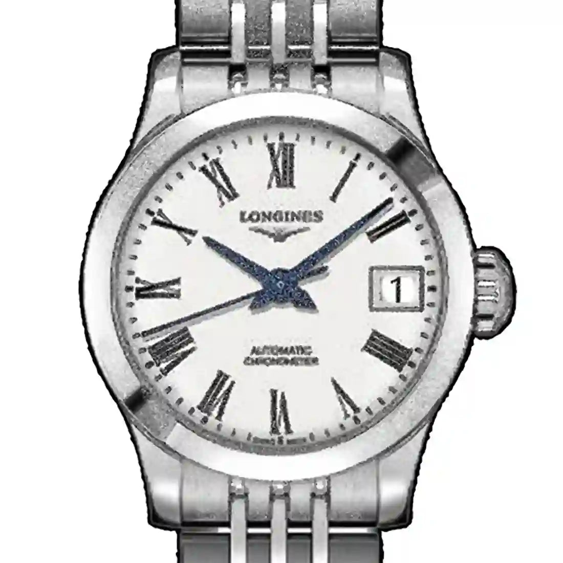 Longines Record Automatik Weiß