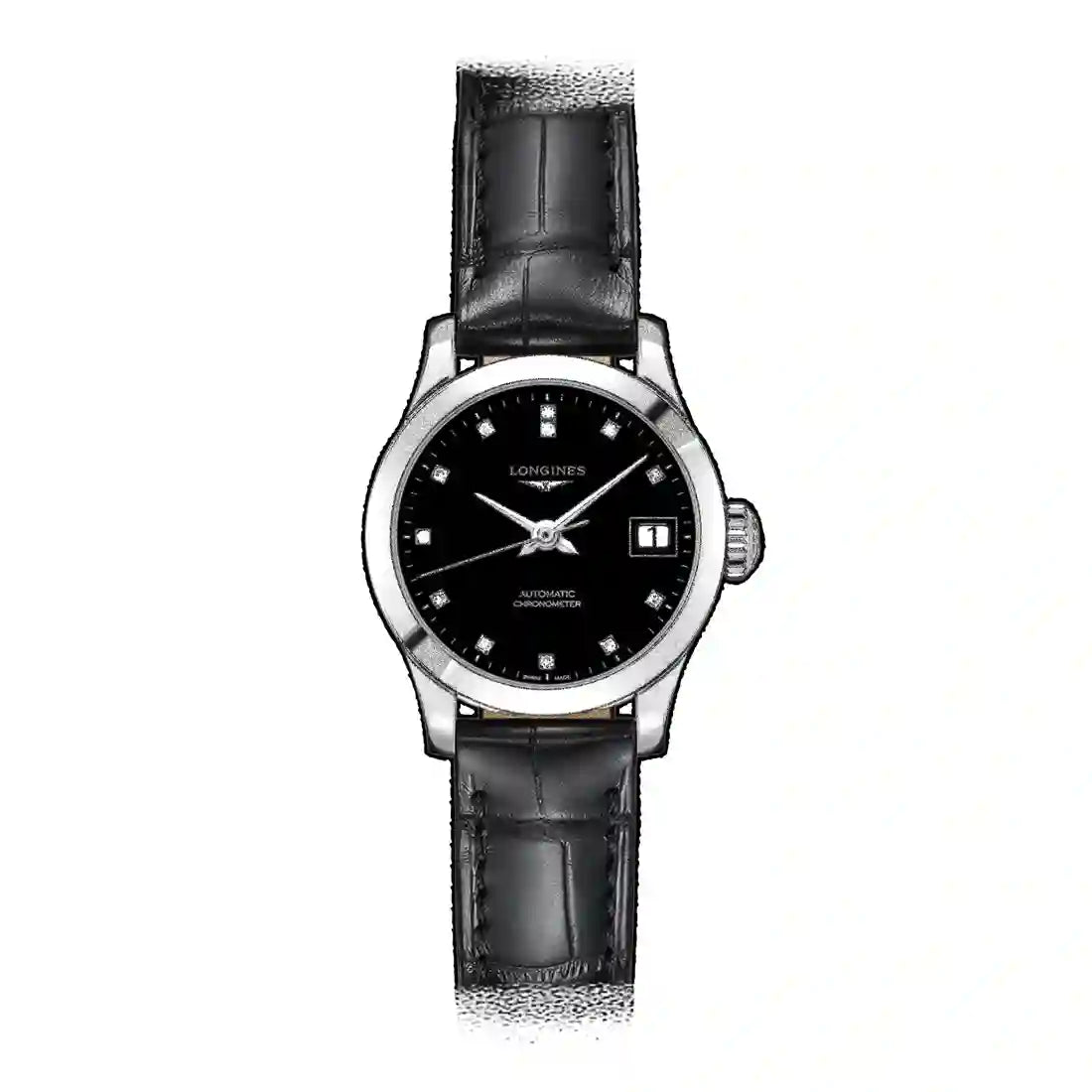 Longines Record Automatik Schwarz