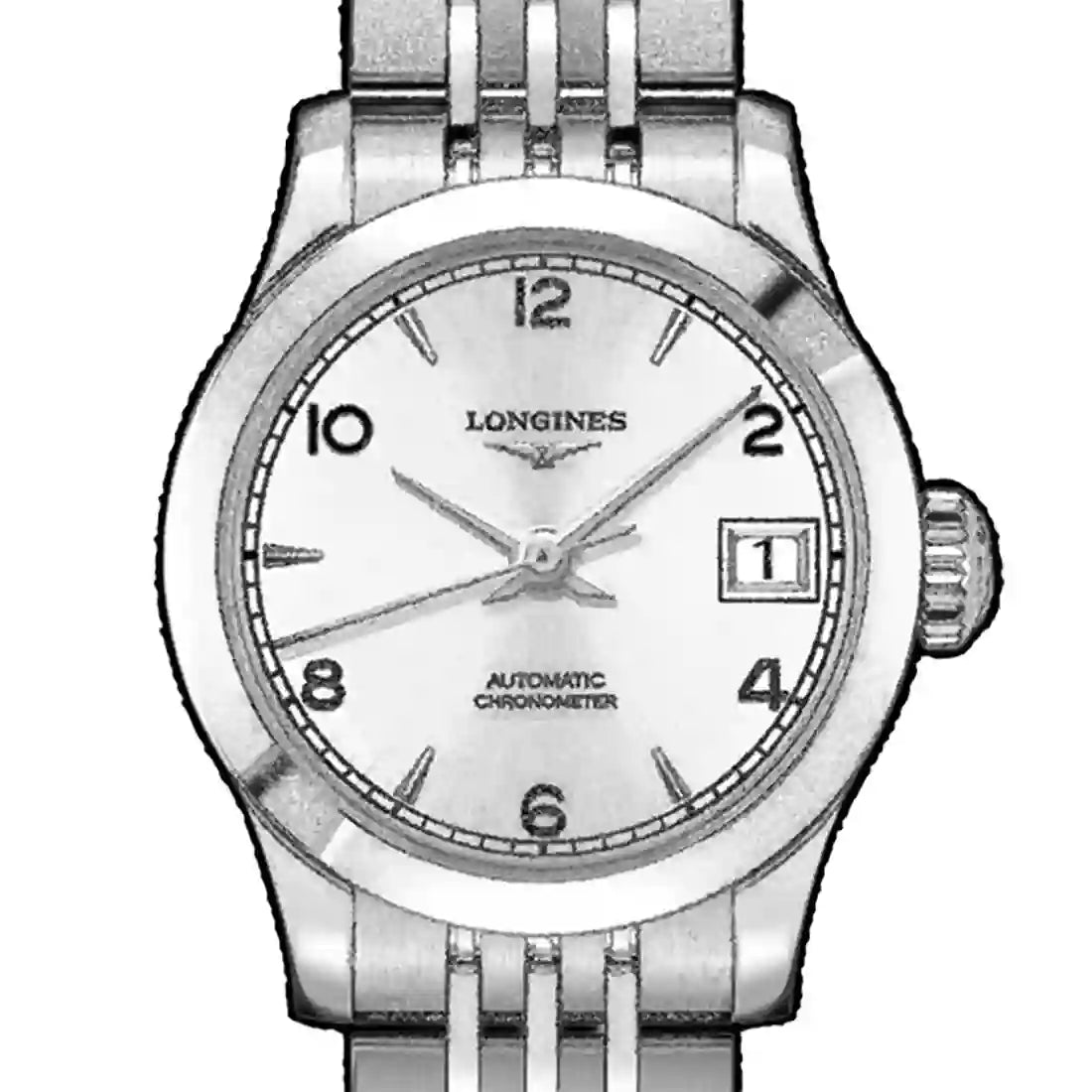 Longines Record Automatik Silber