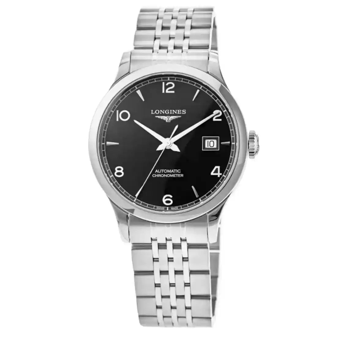 Longines Record Automatik Schwarz