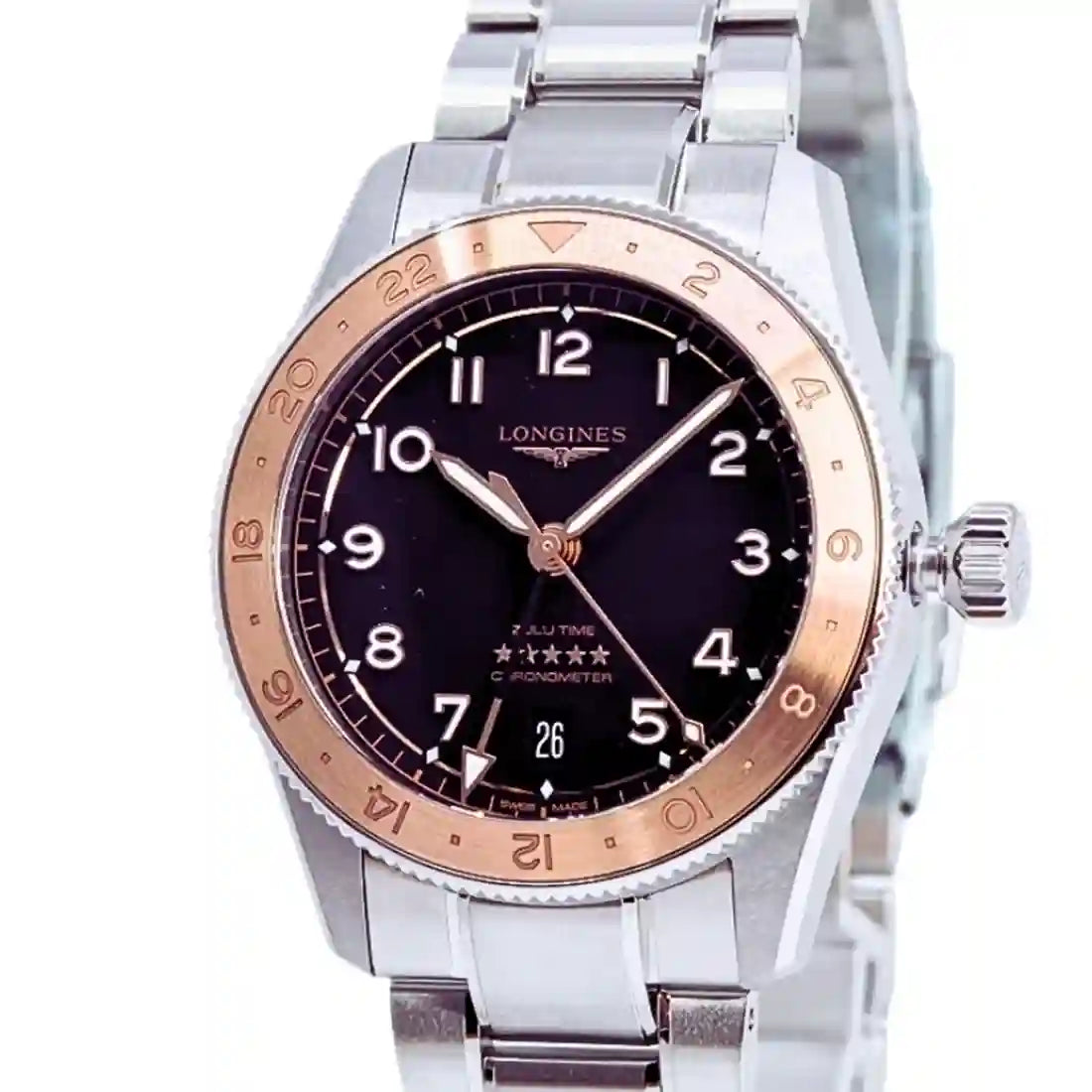 Longines Spirit Automatik Schwarz