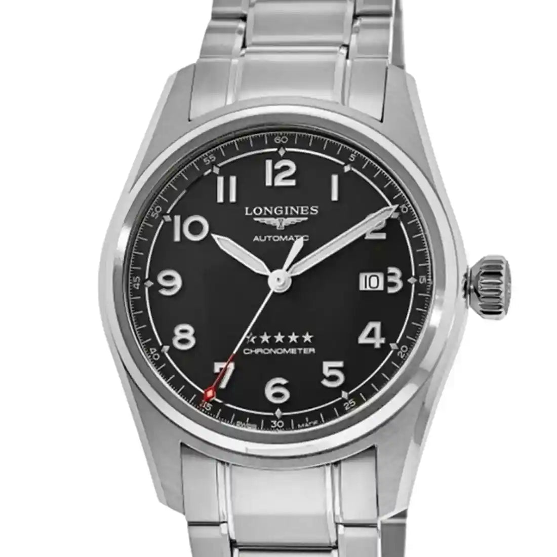 Longines Spirit Automatic Zwart 42 mm