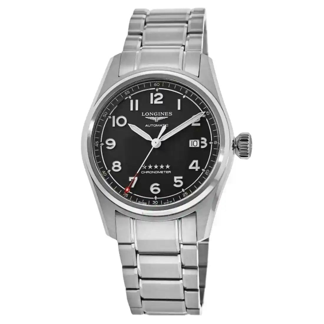 Longines Spirit Automatic Zwart 42 mm