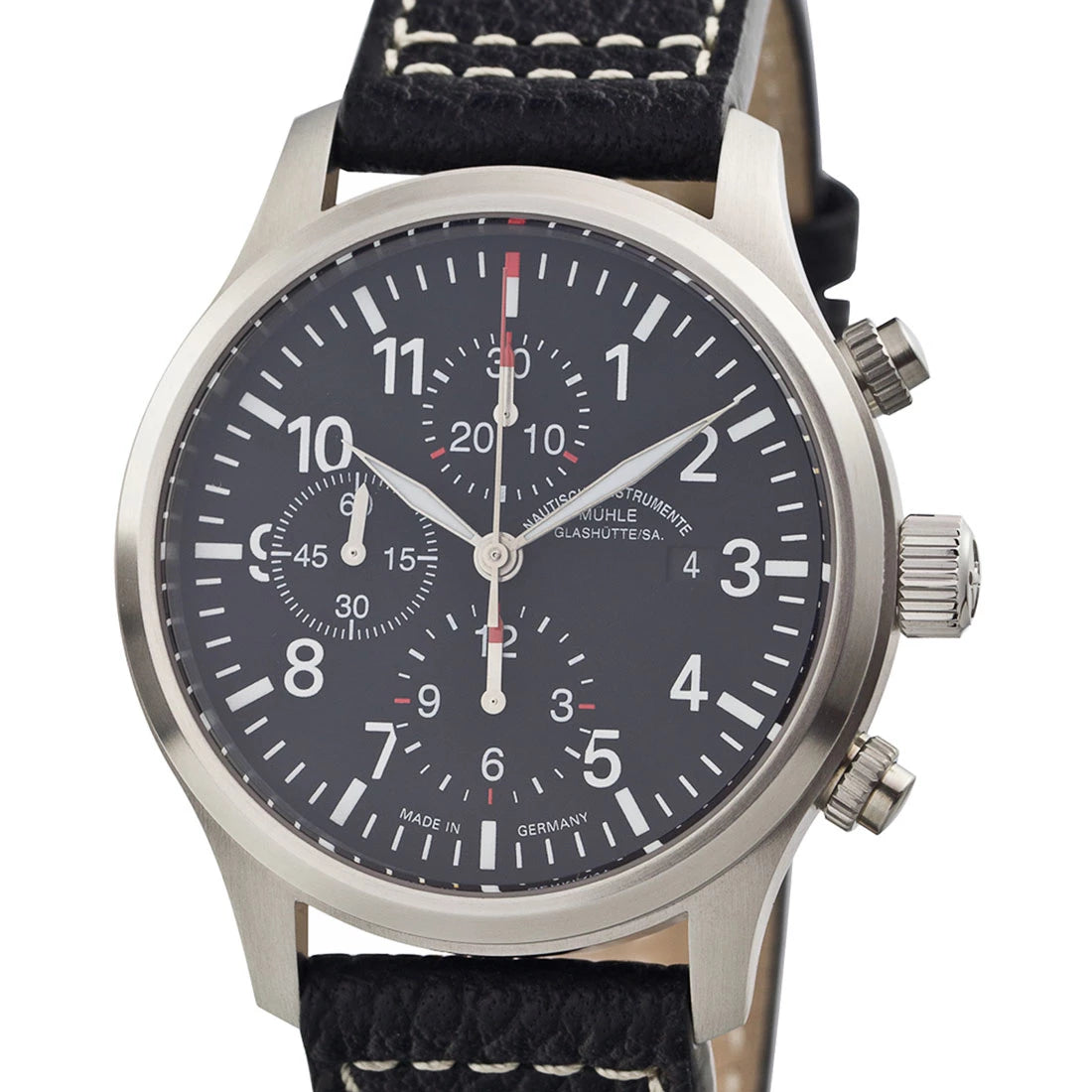 Mühle Glashütte Terrasport Automatic Zwart 44 mm