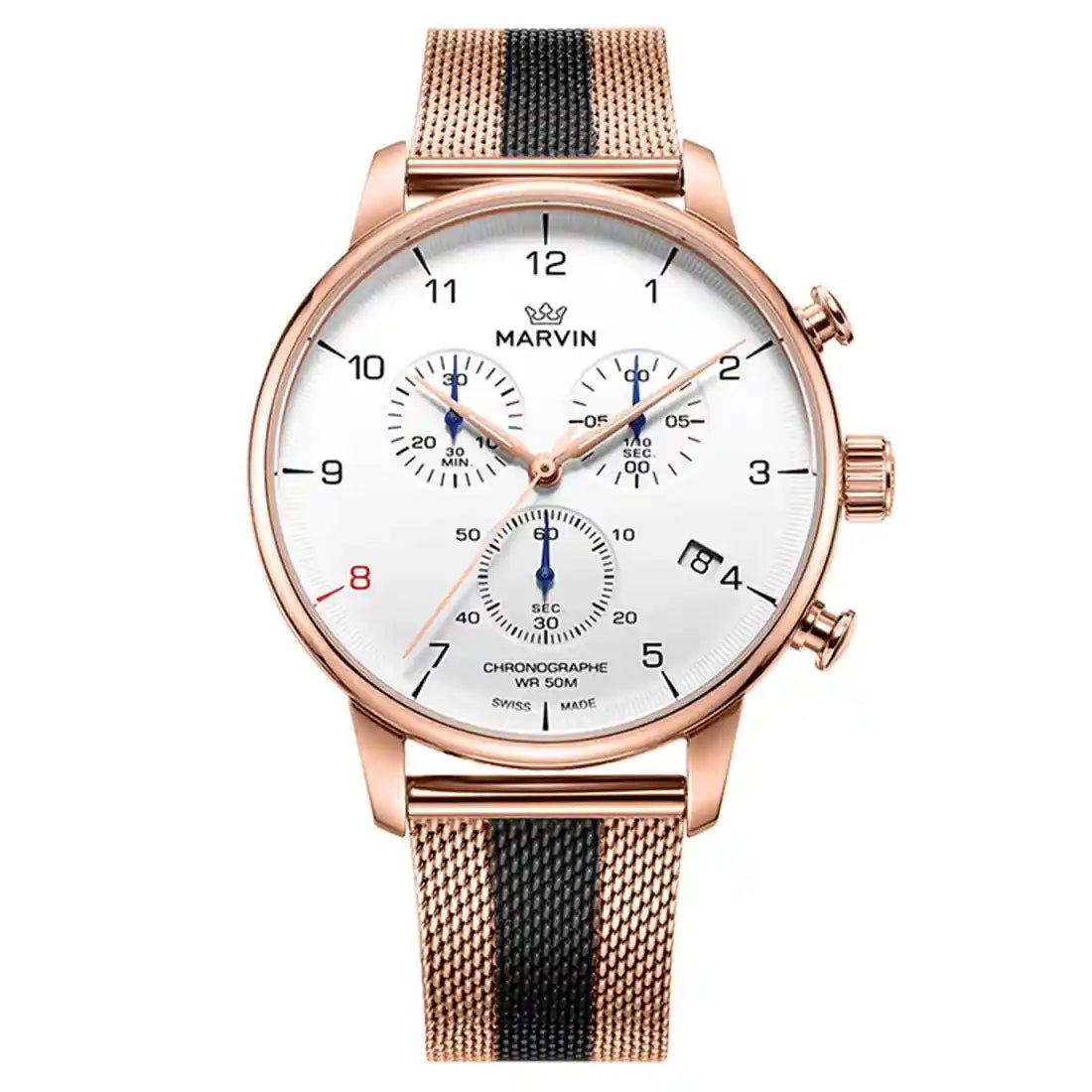 Montre Marvin Expectation Quartz Blanc