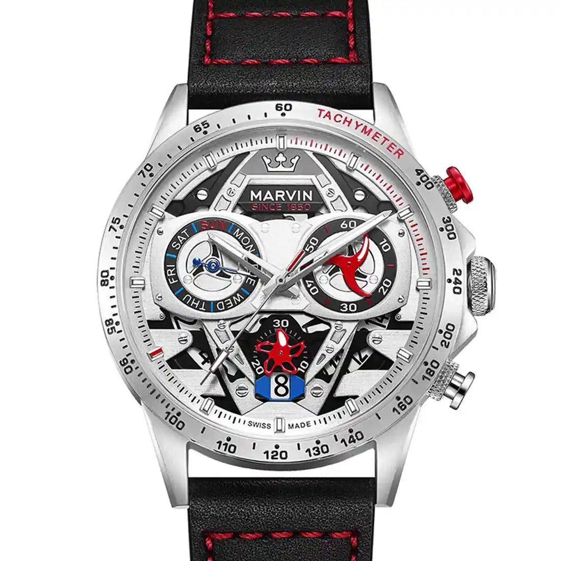 Montre Marvin Expectation Quartz Blanc