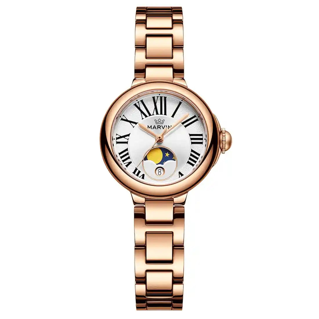 Montre Marvin, collection Ma Chérie, Quartz Blanc