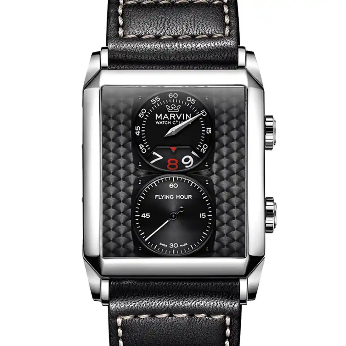 Montre Marvin Malton Rectangulaire Quartz Noir