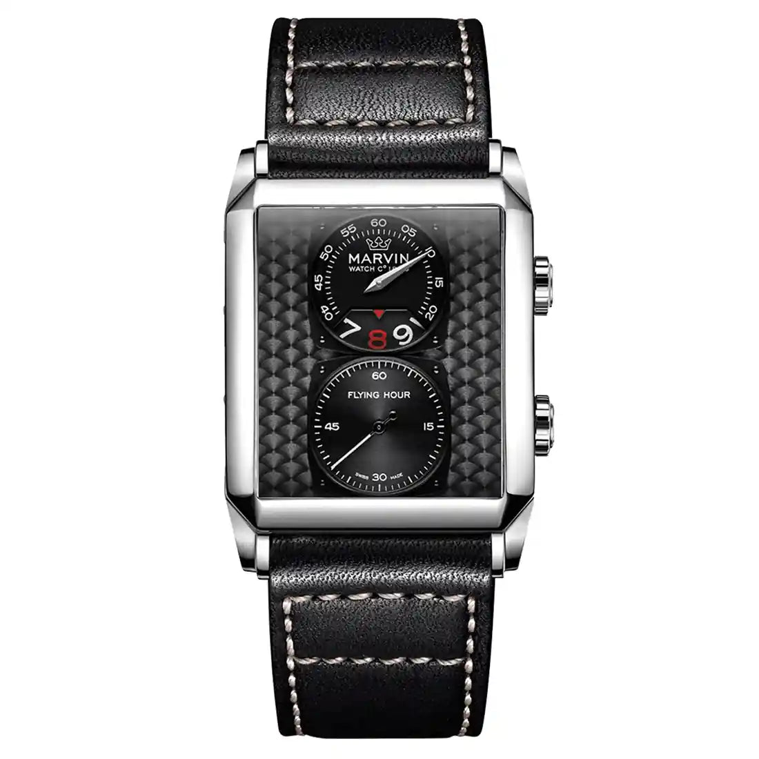 Montre Marvin Malton Rectangulaire Quartz Noir