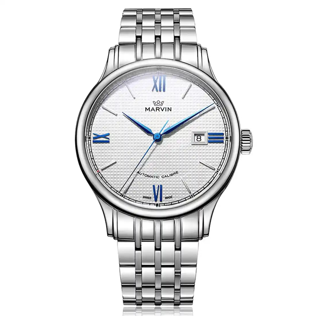 Marvin Watches Malton Round Automatic White 42mm