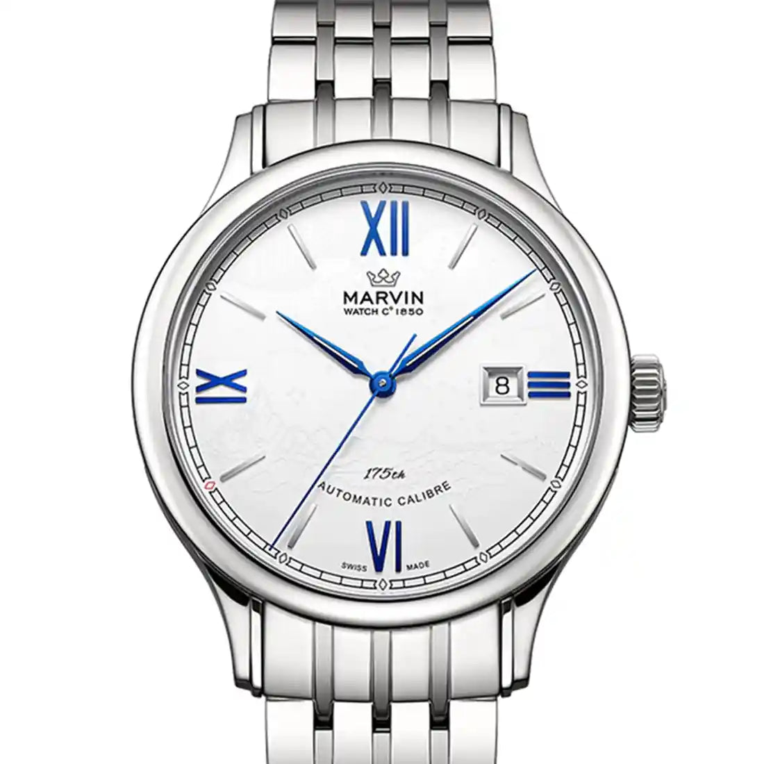 Marvin Watches Malton Round Automatic White 41mm