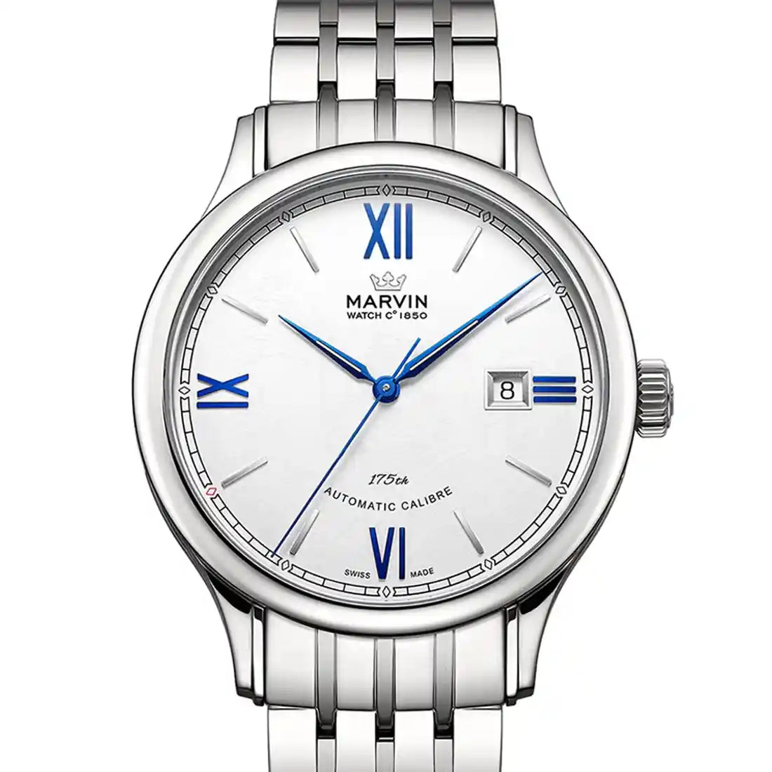 Marvin Watches Malton Round Automatic White 41mm