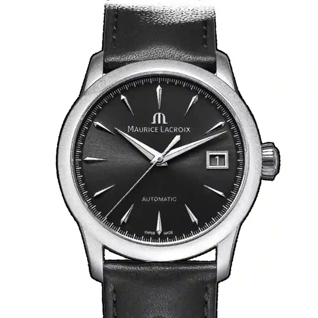 Maurice Lacroix 1975 Automatic Zwart 36 mm