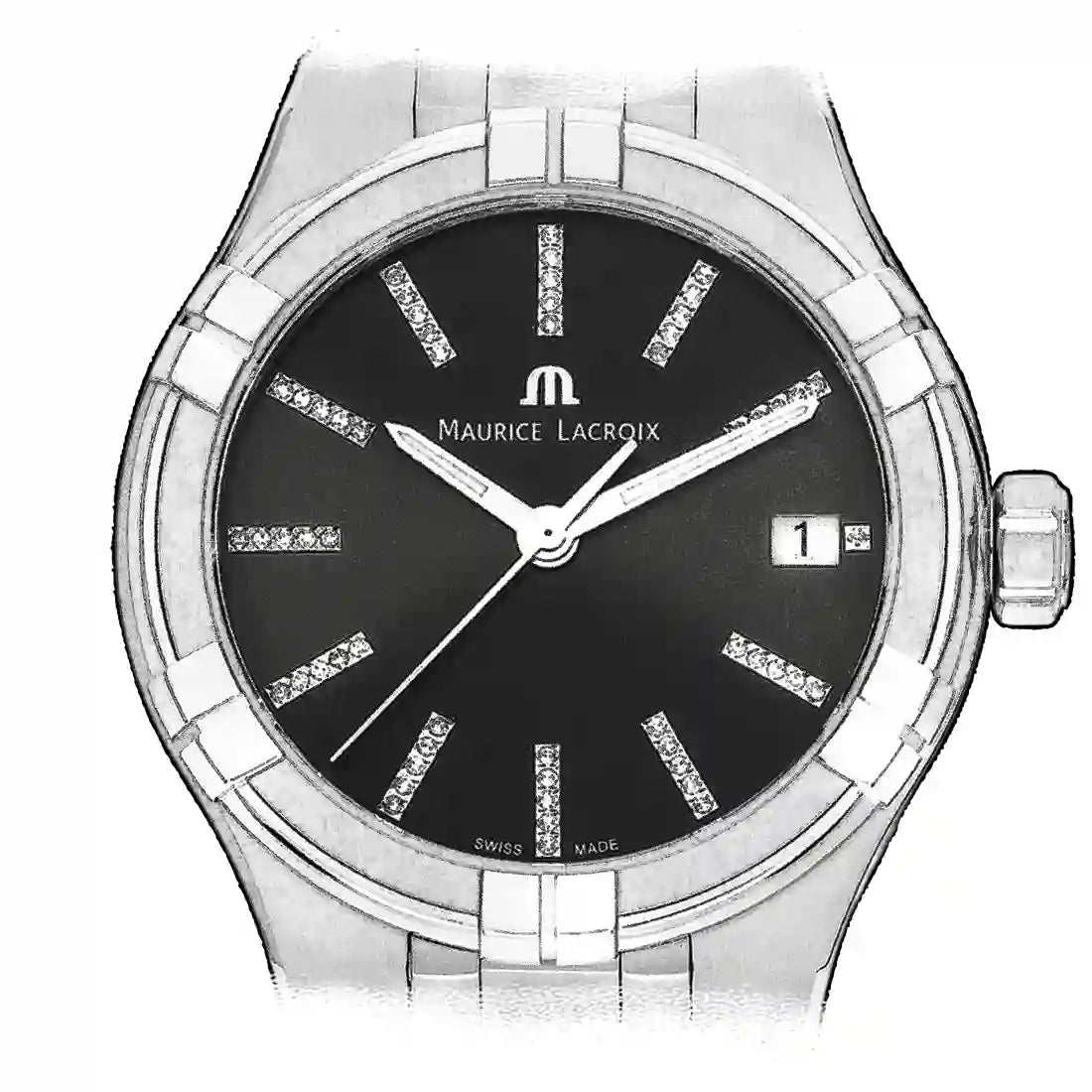 Maurice Lacroix Aikon Quarz Schwarz