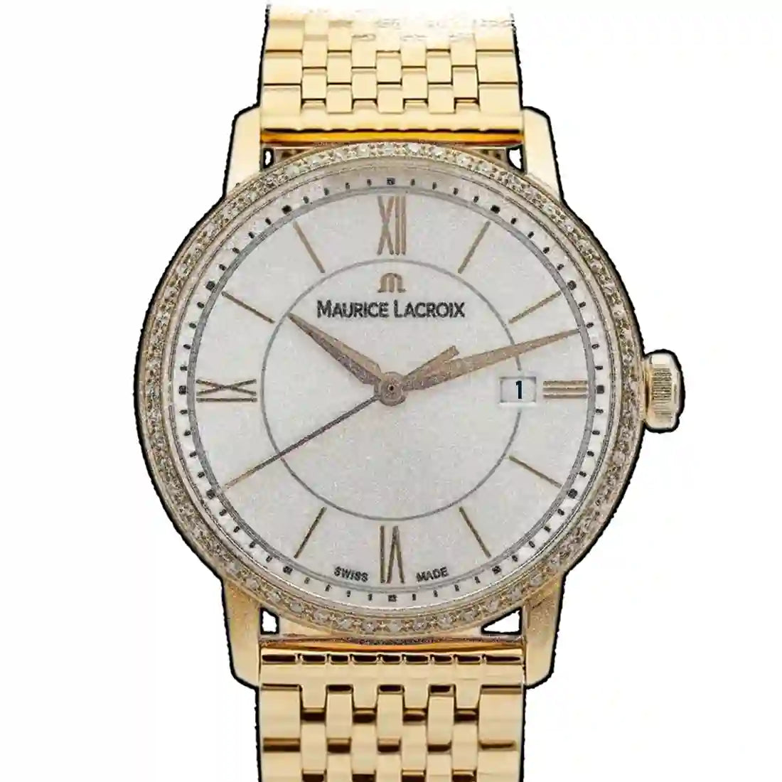 Maurice Lacroix Eliros Quarz Weiß