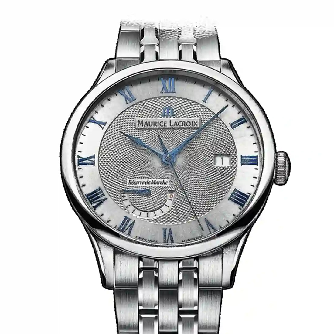 Maurice Lacroix Masterpiece met handopwinding, grijs, 45 mm