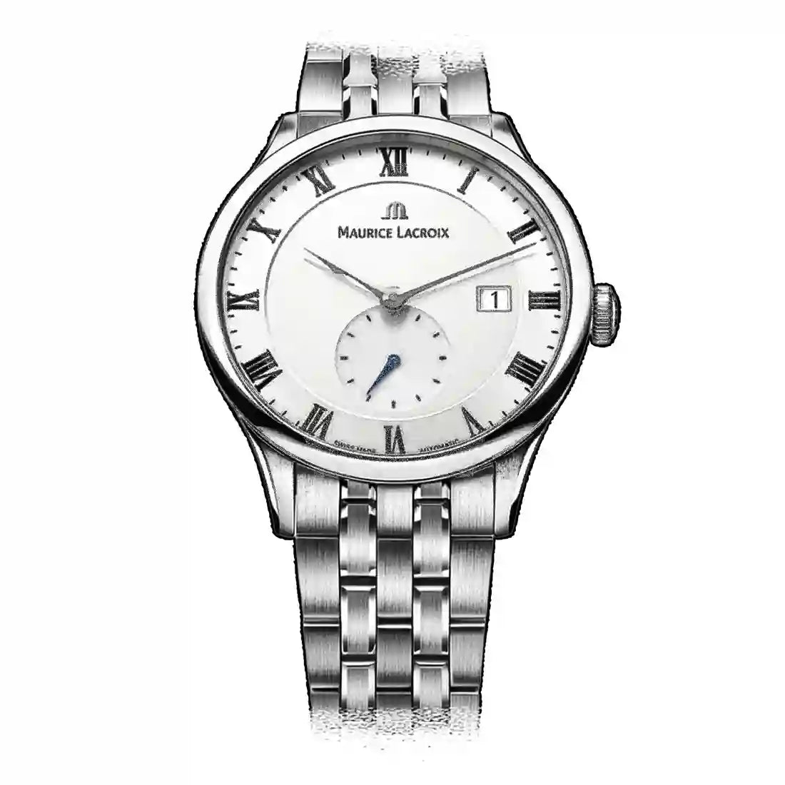 Maurice Lacroix Masterpiece met handopwinding, zilver, 46 mm