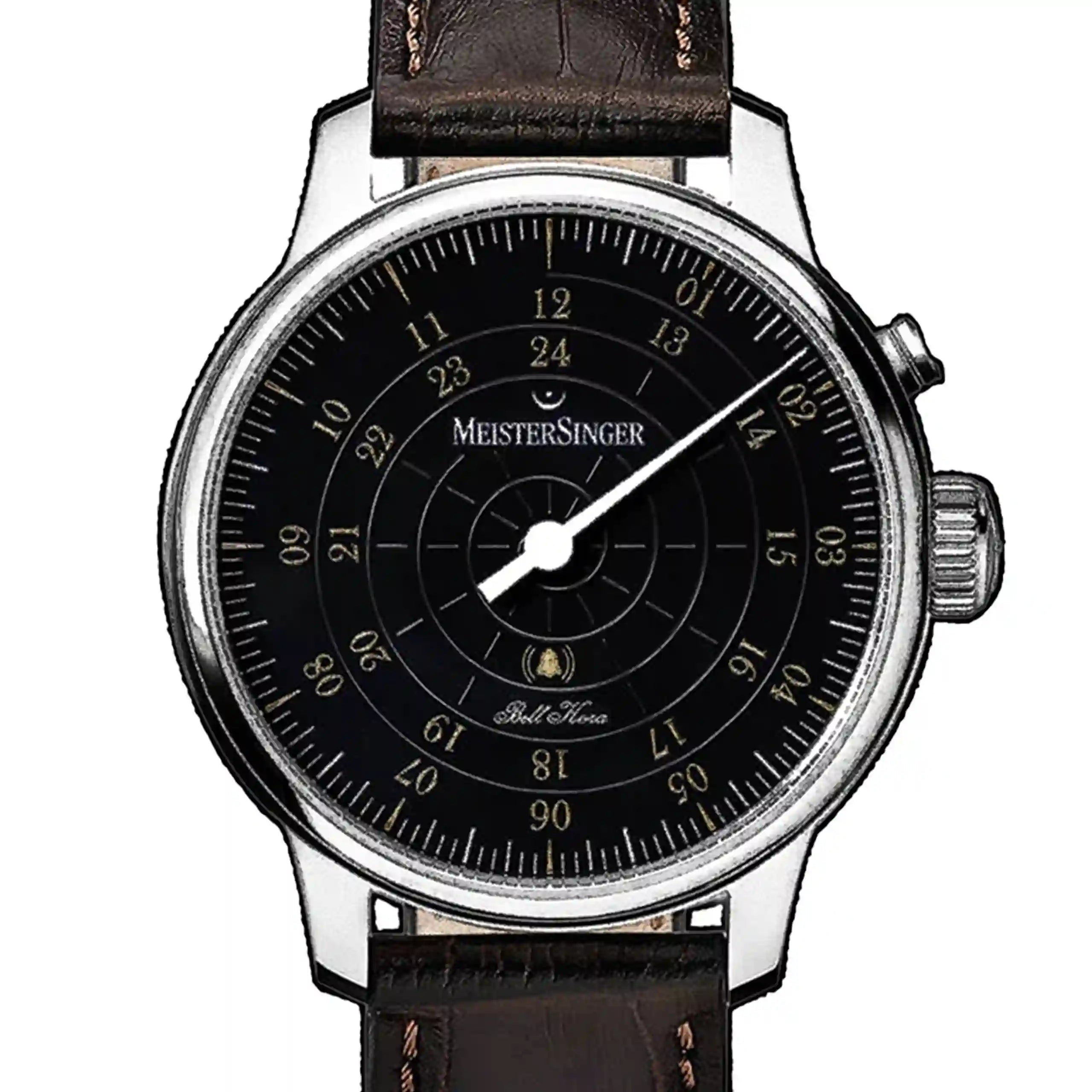 Meistersinger Bell Hora Automatik Schwarz