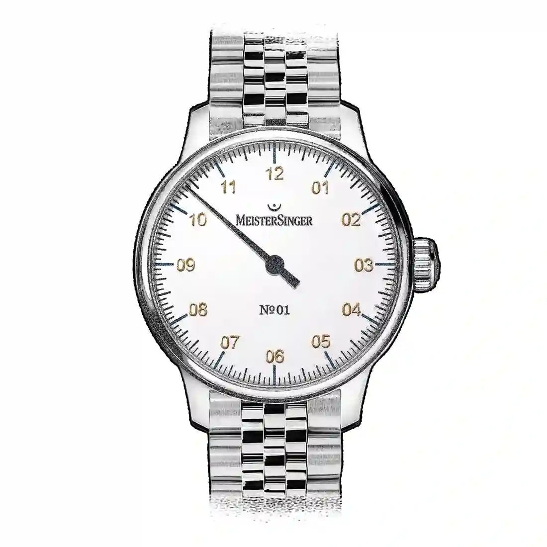 Meistersinger N°01 Remontage Manuel Blanc 43mm