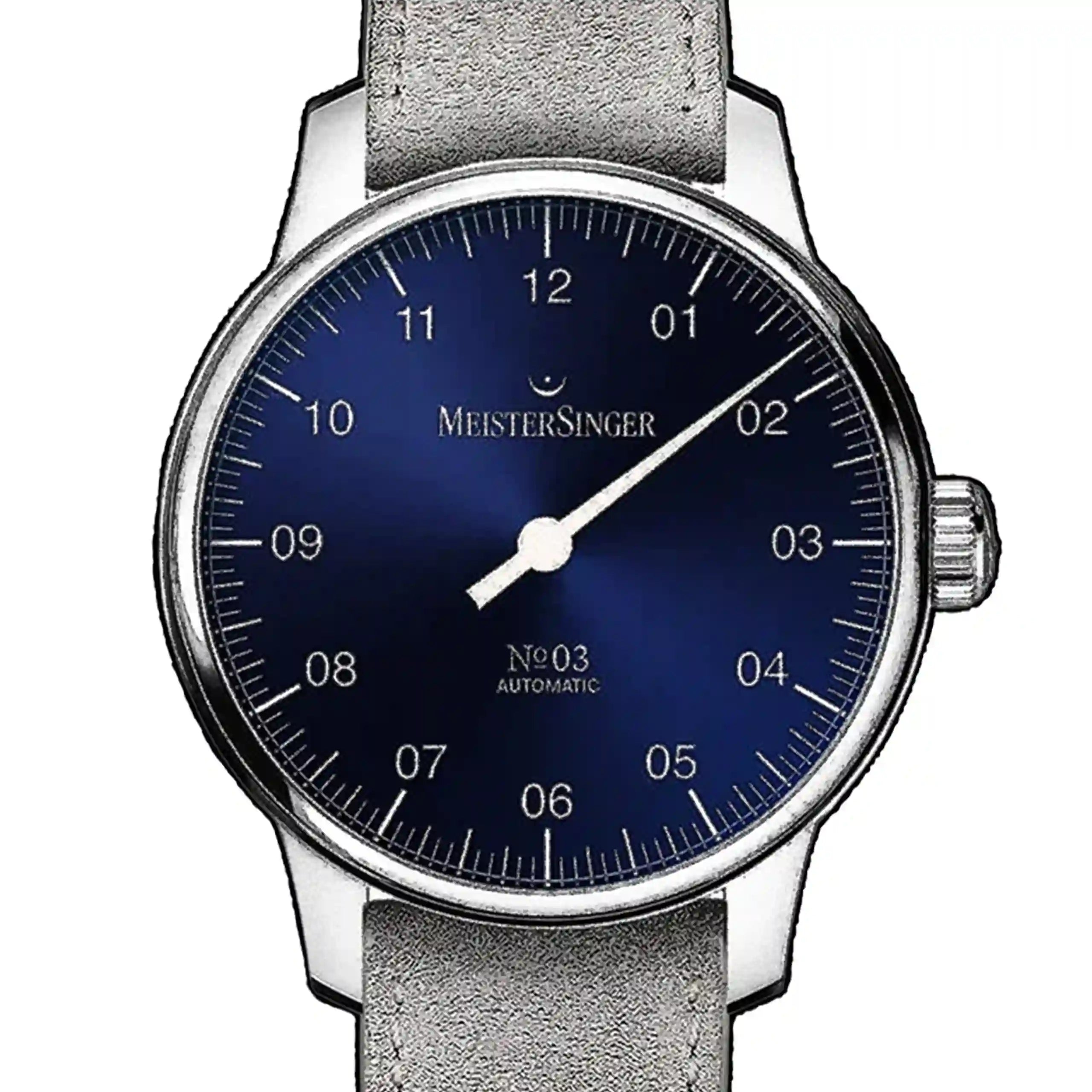 Meistersinger N°03 Automatique Bleu 38mm