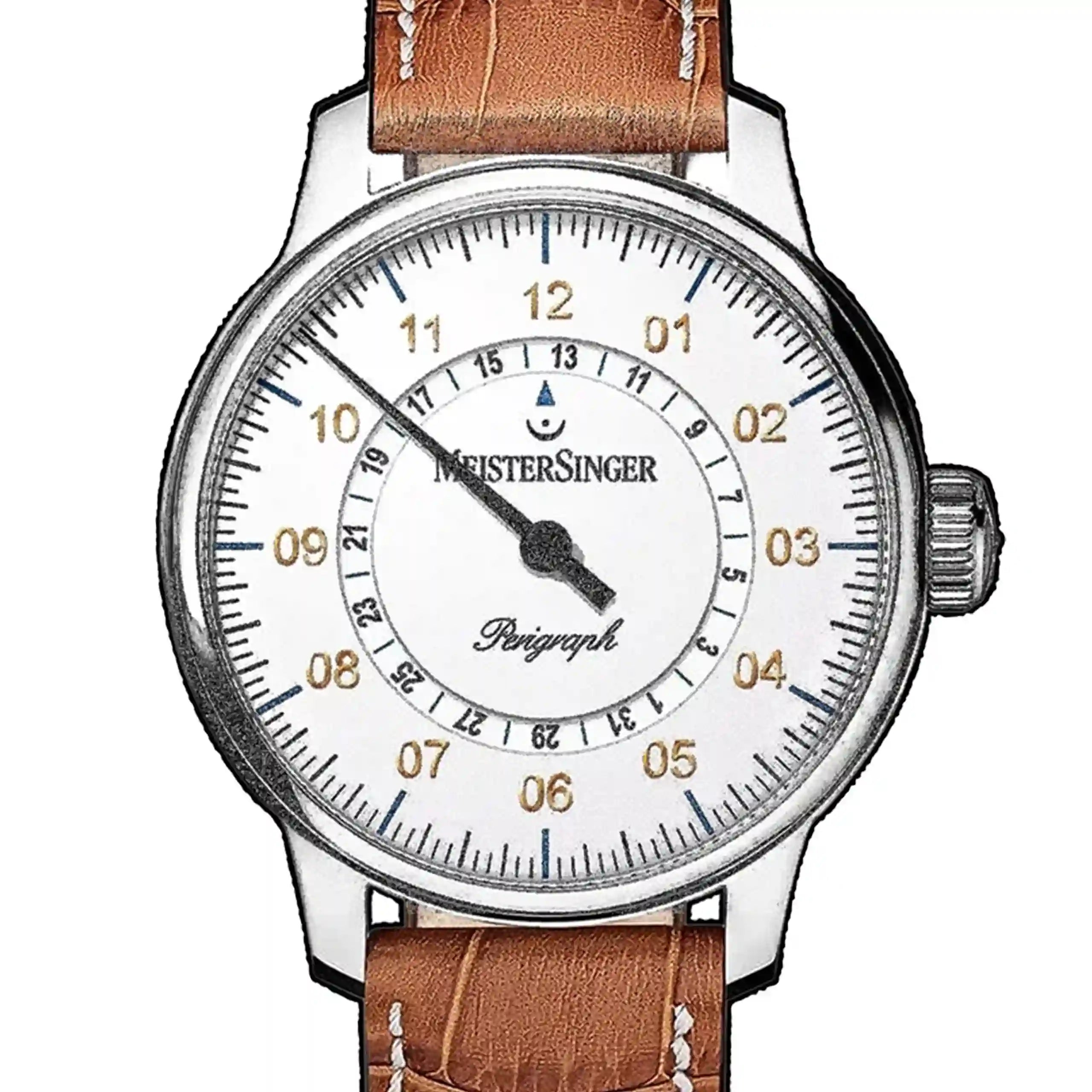 Meistersinger Perigraph Automatique Blanc 43mm