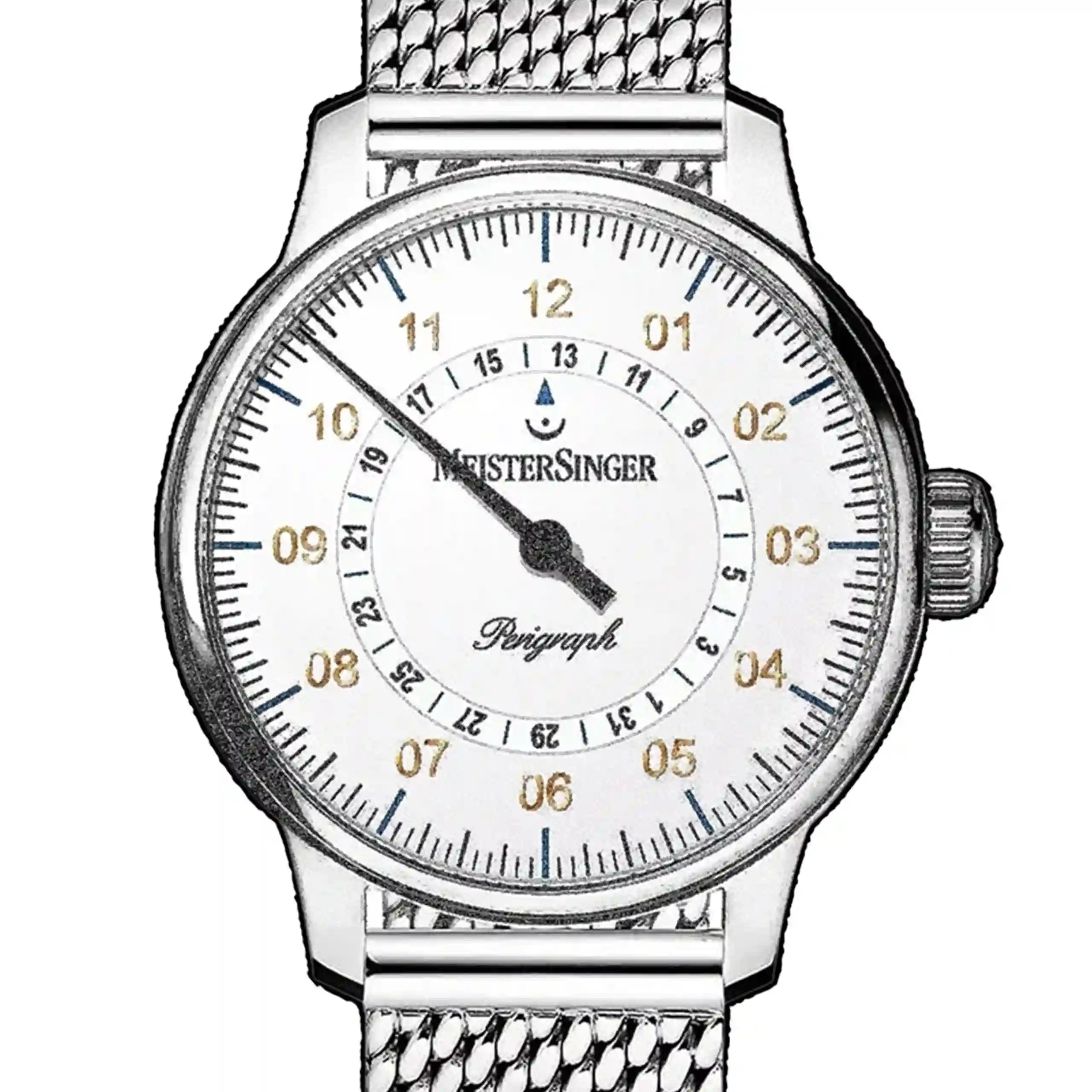Meistersinger Perigraph Automatique Blanc 43mm