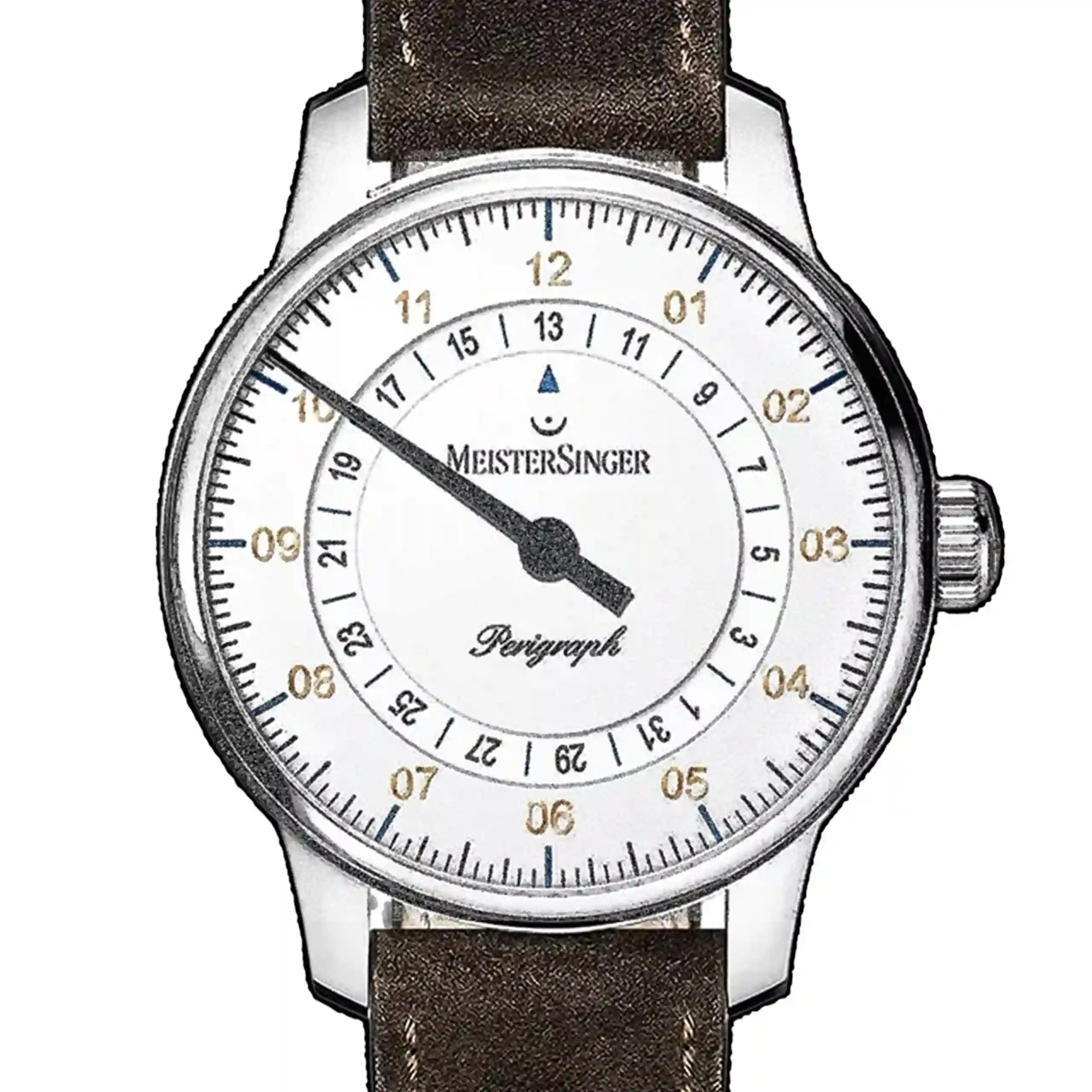 Meistersinger Perigraph Automatique Blanc 38mm