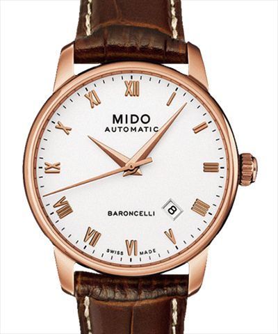 Mido Baroncelli Automatic Wit 38 mm