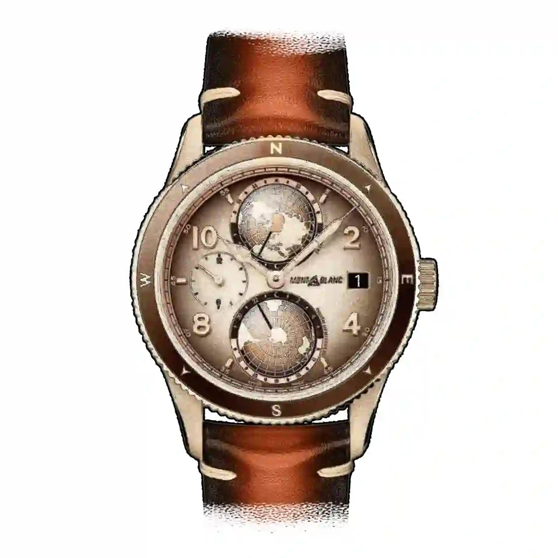 Montblanc 1858 Automatik Braun