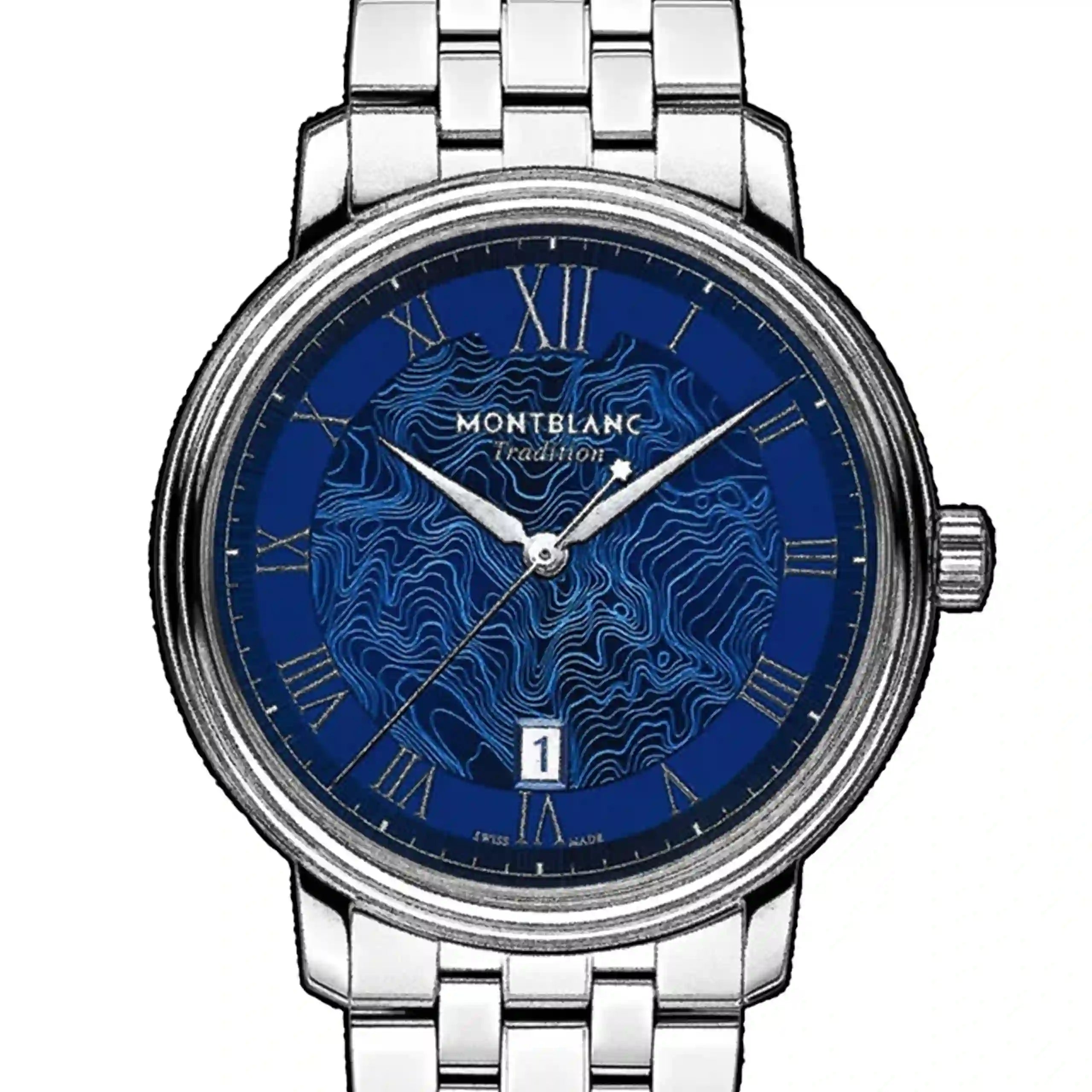 Montblanc Tradition Automatic Blue 40mm