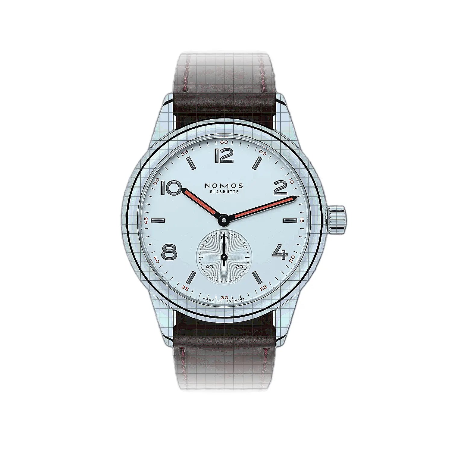 Nomos Glashütte Club Manual Winding White 36mm